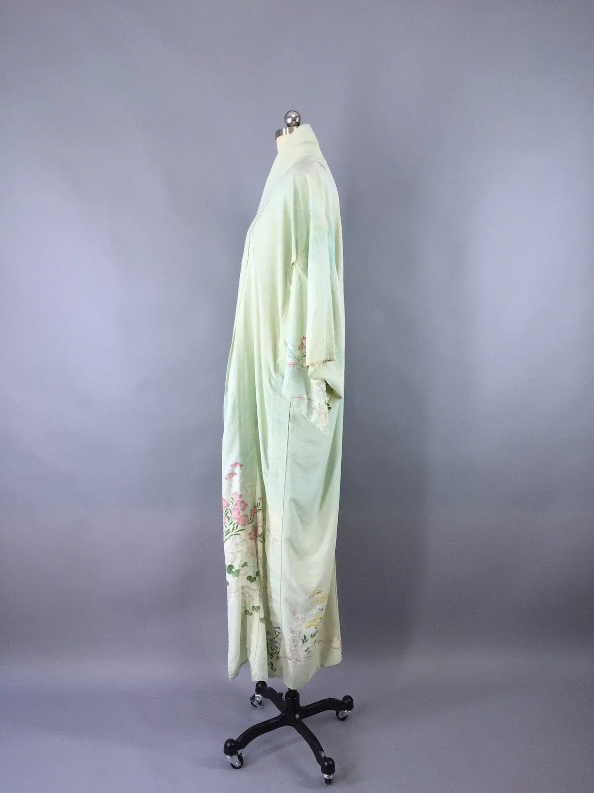 1950s Vintage Silk Kimono Robe
