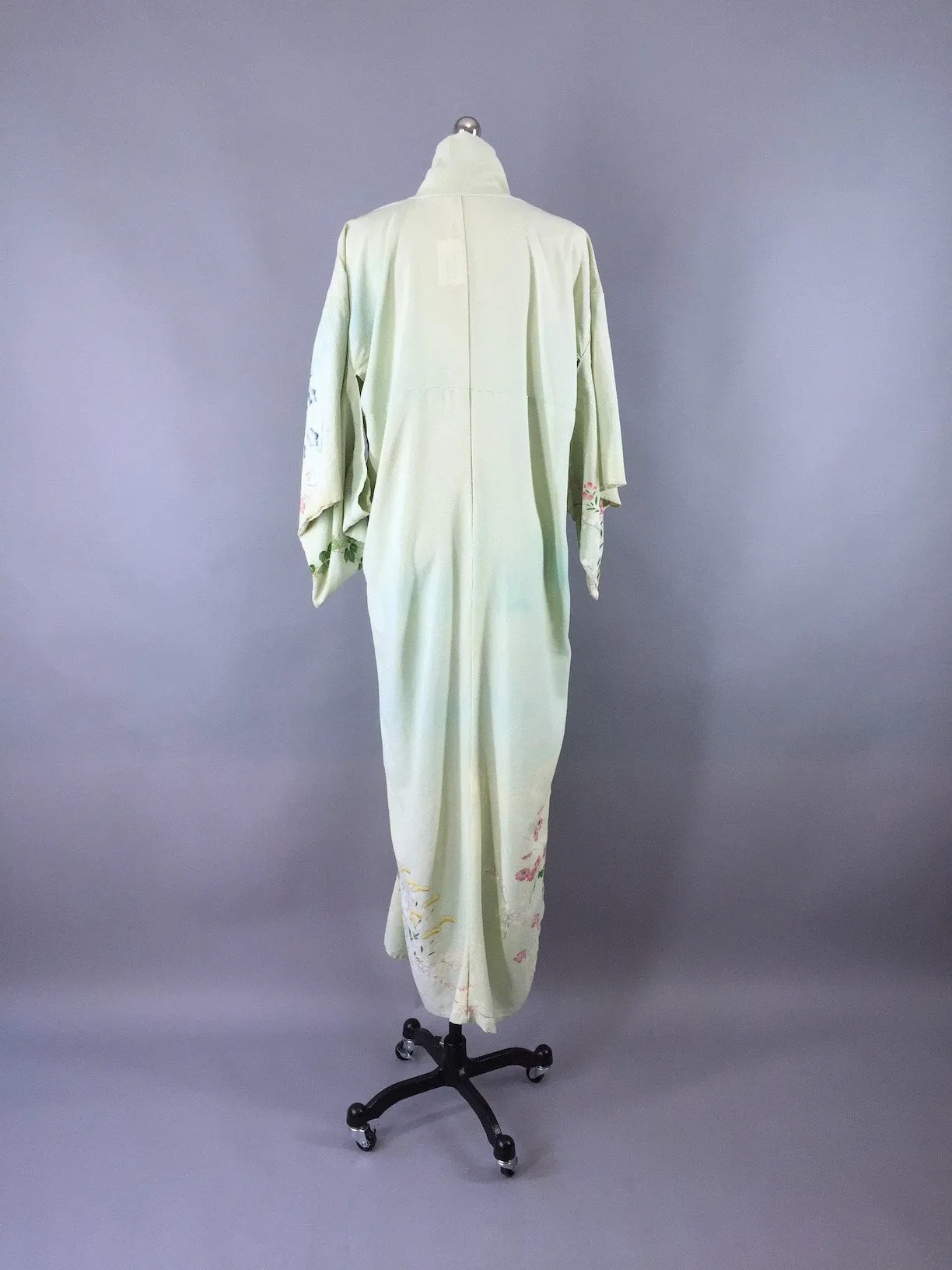 1950s Vintage Silk Kimono Robe