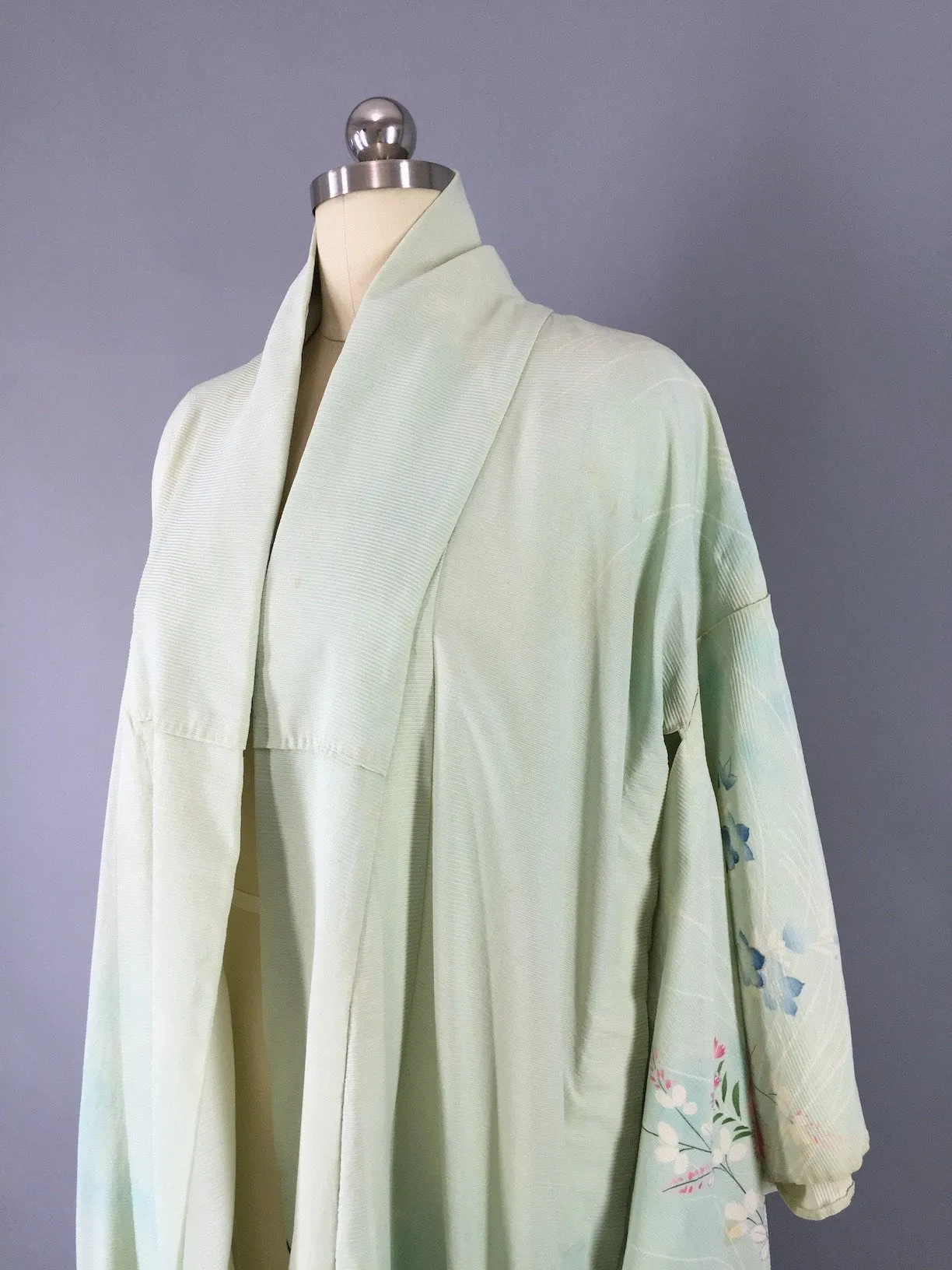 1950s Vintage Silk Kimono Robe