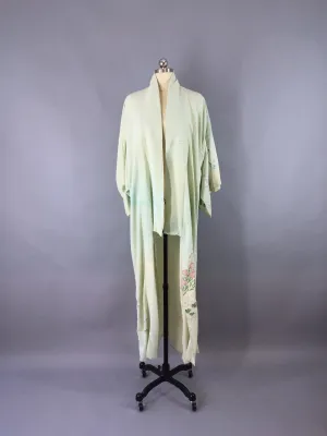 1950s Vintage Silk Kimono Robe