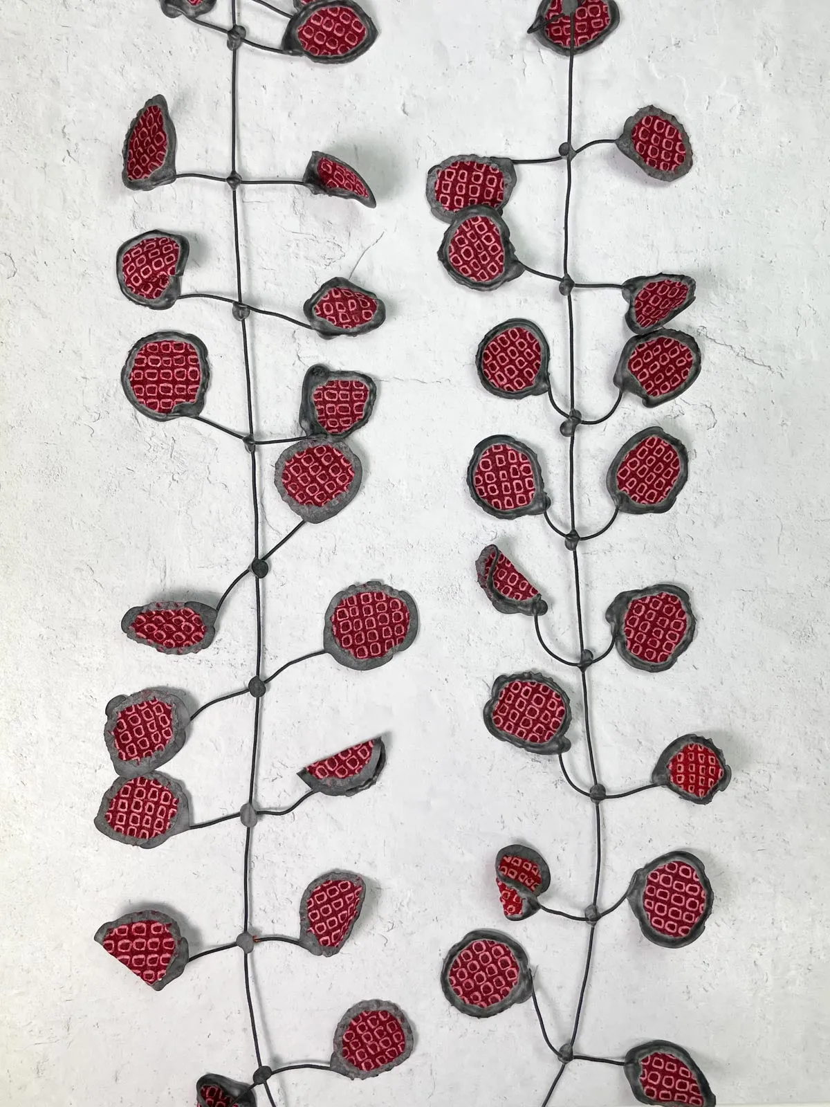 Kimono Necklace, Burgundy